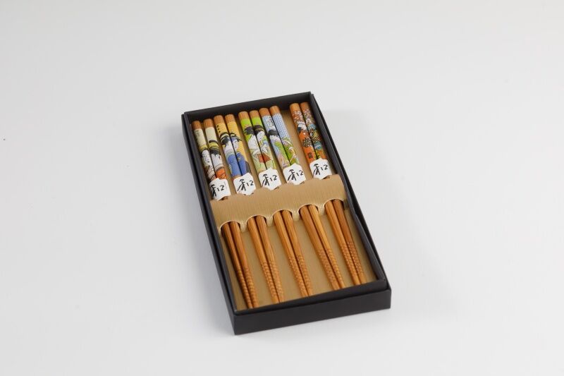 浮世絵　5本箸セット