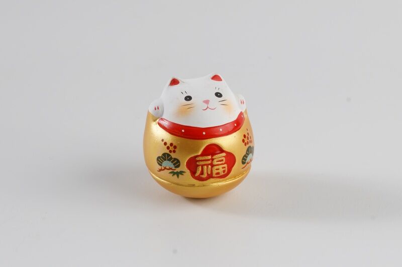 起き上がり猫　金