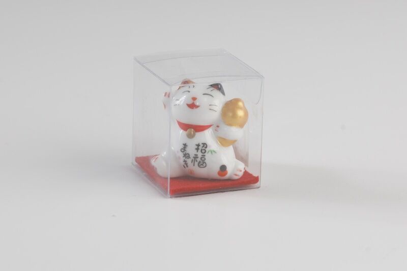 陶器猫　小